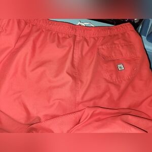 Mens Joe Marlin Red Swim Trunks sz 2xl